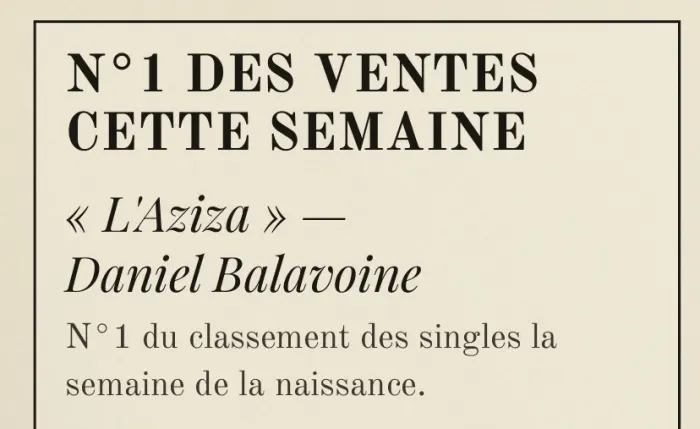 Détail : le n°1 des ventes